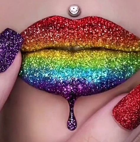 Glitter lipstick