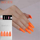 24pcs/Set Detachable Long Coffin Fake Nails European Rainbow Ballerina Full Nail Art Tips Colorful Beauty Artificial False Nails