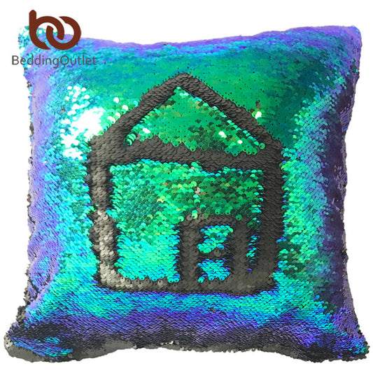 Mermaid Sequin Pillow
