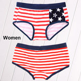 American Flag couple underwear