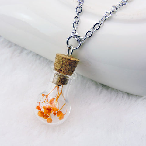 Flower in a Bottle necklace