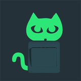 Kitty Cat Luminous Sticker