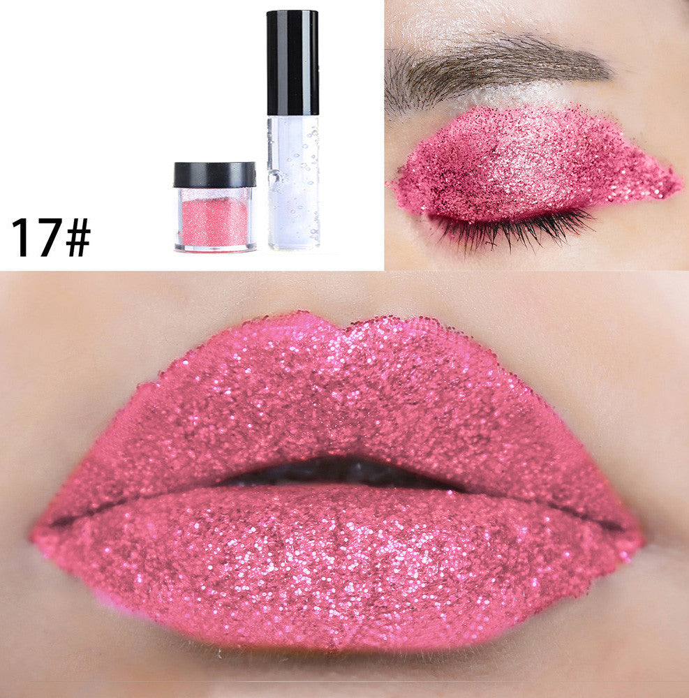 Glitter lipstick