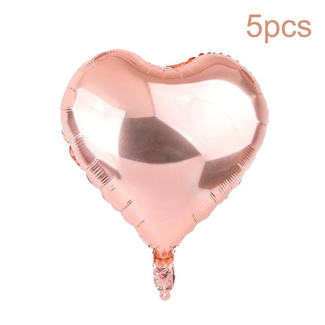 Rose Gold Heart Balloon
