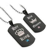 Pair Of "His Queen" & "Her King" Necklaces