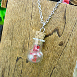 Flower in a Bottle necklace